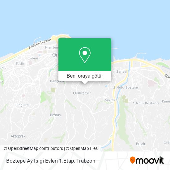 Boztepe Ay Isigi Evleri 1.Etap harita