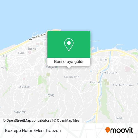 Boztepe Holtır Evleri harita