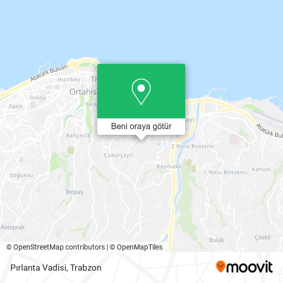 Pırlanta Vadisi harita