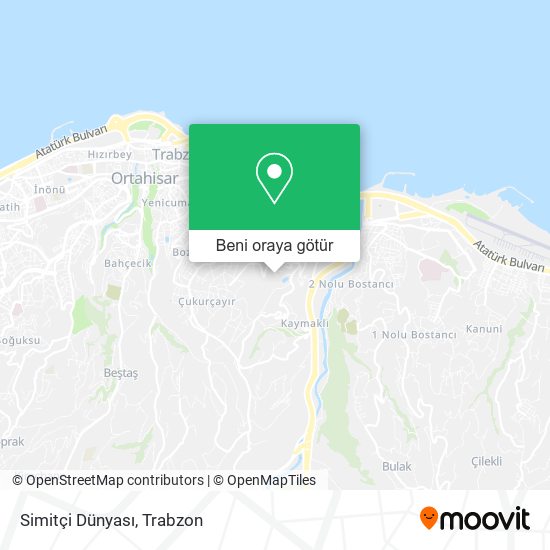 Simitçi Dünyası harita