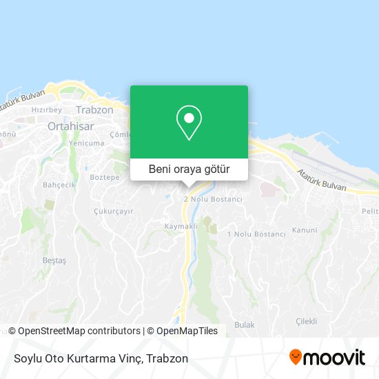 Soylu Oto Kurtarma Vinç harita