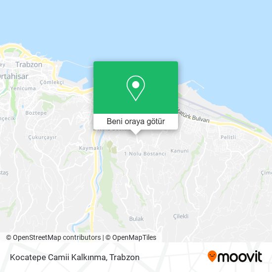 Kocatepe Camii Kalkınma harita