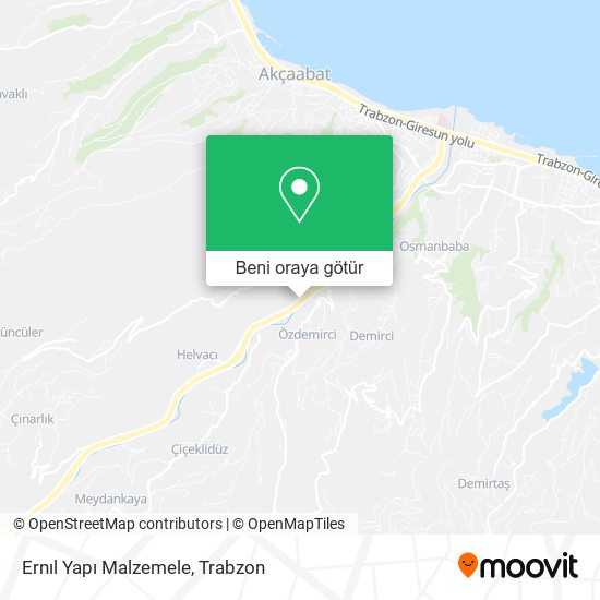 Ernıl Yapı Malzemele harita