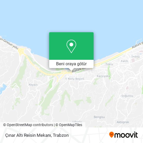 Çınar Altı Reisin Mekanı harita