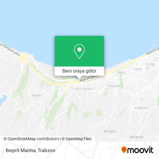 Beşirli Marina harita