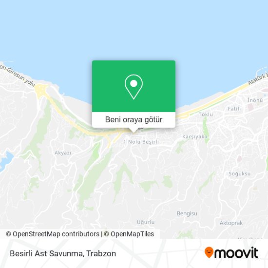 Besirli Ast Savunma harita