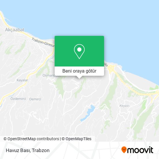 Havuz Bası harita