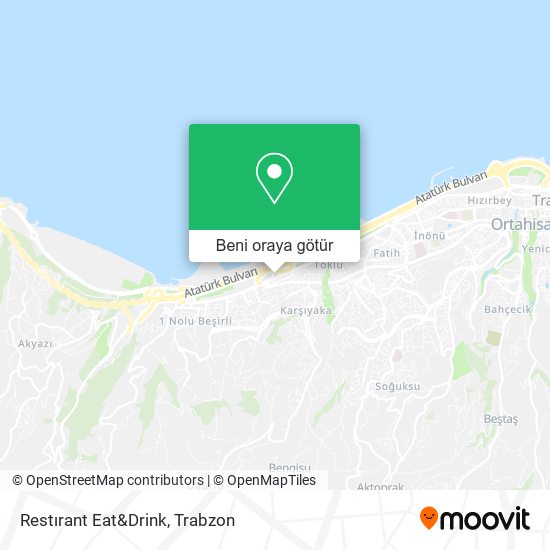 Restırant Eat&Drink harita