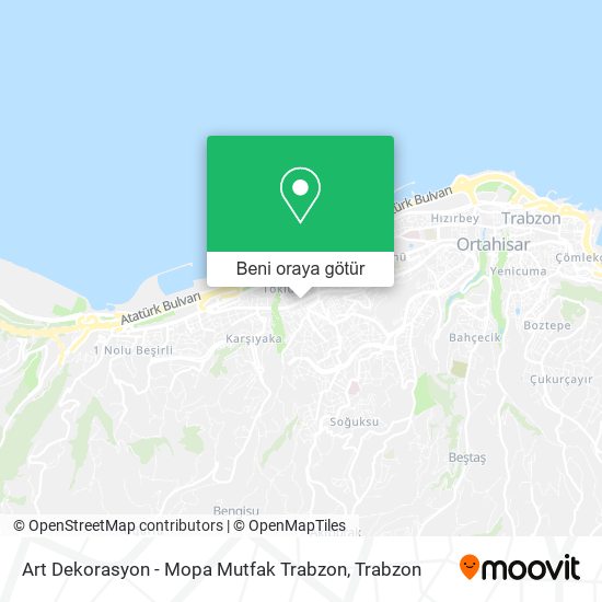 Art Dekorasyon - Mopa Mutfak Trabzon harita