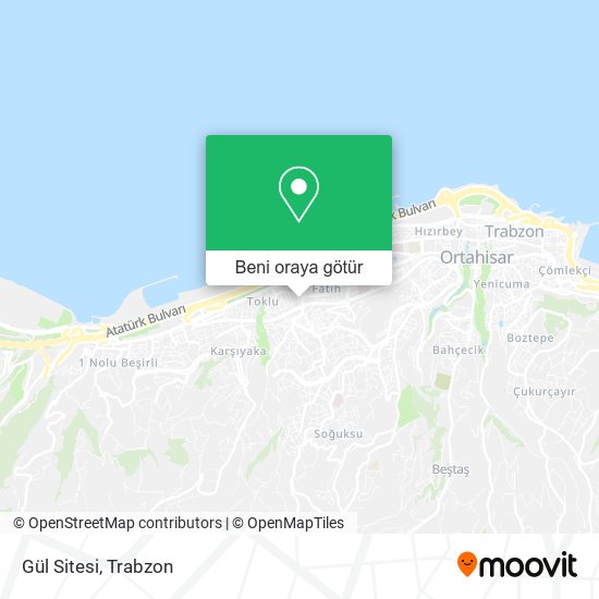 Gül Sitesi harita