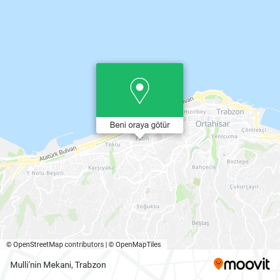 Mulli'nin Mekani harita