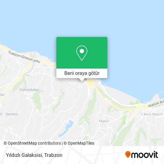 Yıldızlı Galaksisi harita