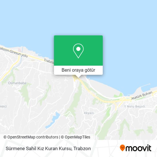 Sürmene Sahil Kız Kuran Kursu harita