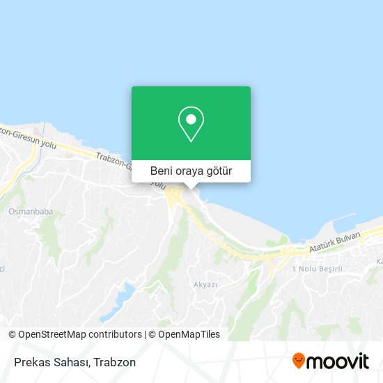 Prekas Sahası harita