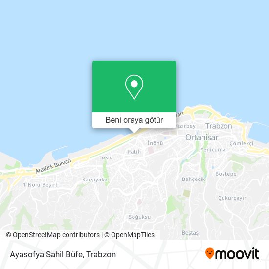 Ayasofya Sahil Büfe harita