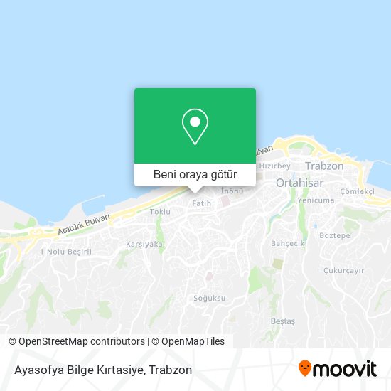 Ayasofya Bilge Kırtasiye harita