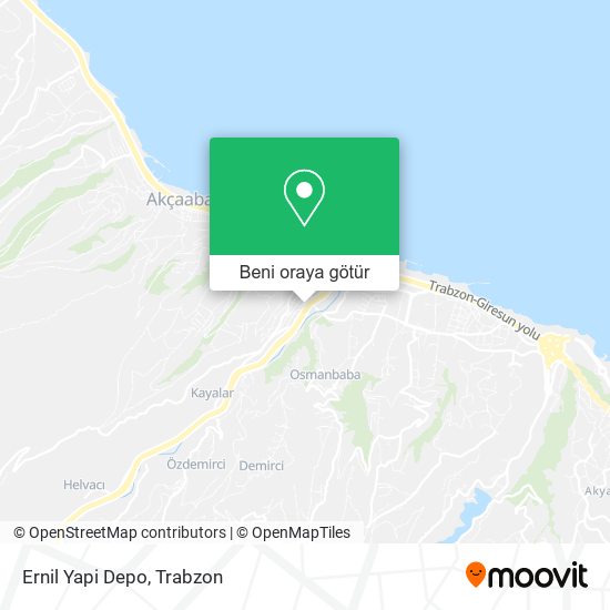 Ernil Yapi Depo harita