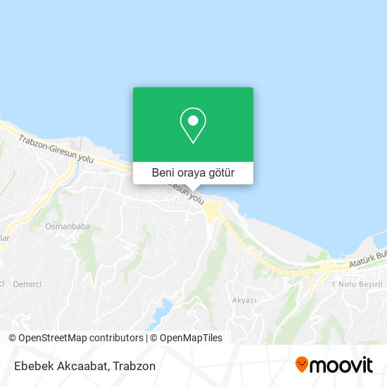 Ebebek Akcaabat harita