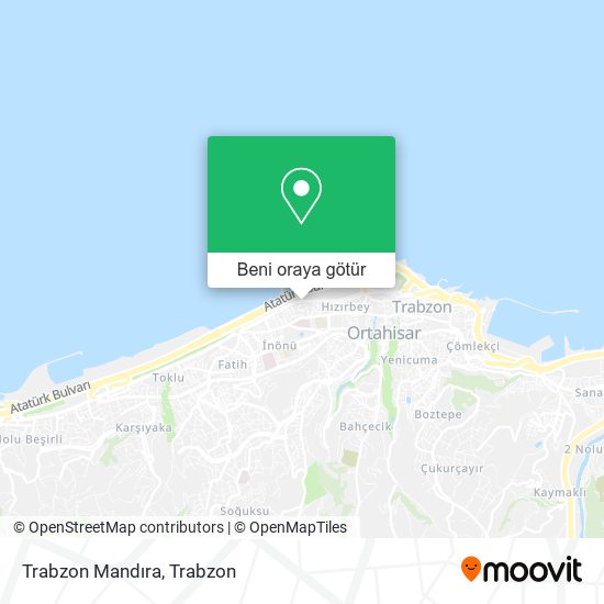 Trabzon Mandıra harita