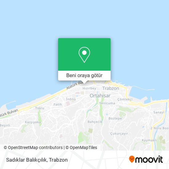 Sadıklar Balıkçılık harita