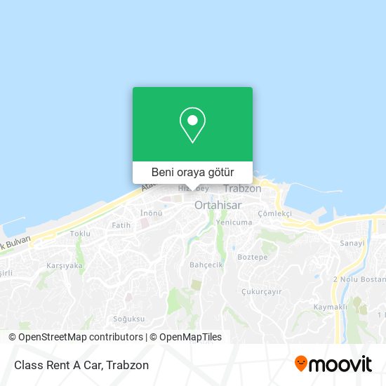 Class Rent A Car harita