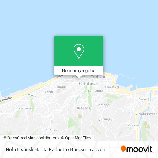 Nolu Lisanslı Harita Kadastro Bürosu harita