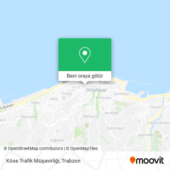 Köse Trafik Müşavirliği harita