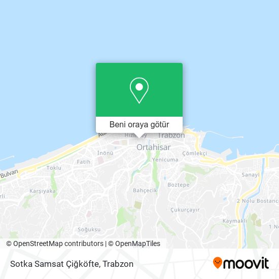 Sotka Samsat Çiğköfte harita