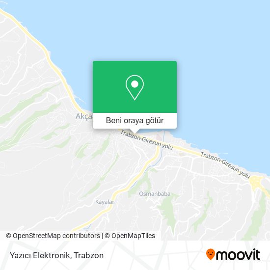 Yazıcı Elektronik harita
