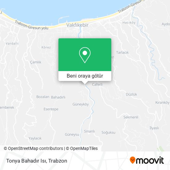 Tonya Bahadır Isı harita