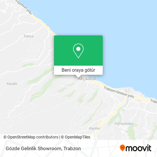Gözde Gelinlik Showroom harita