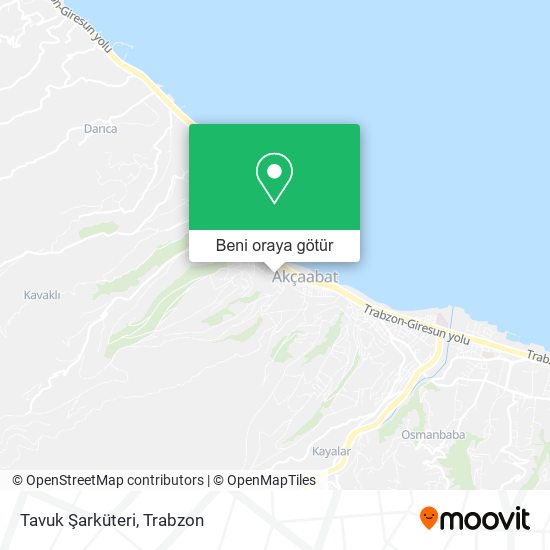 Tavuk Şarküteri harita