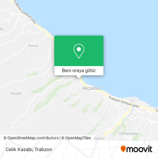 Celık Kasabı harita