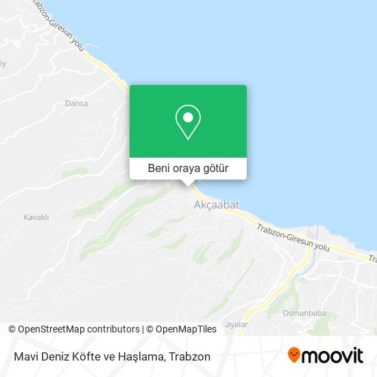 Mavi Deniz Köfte ve Haşlama harita