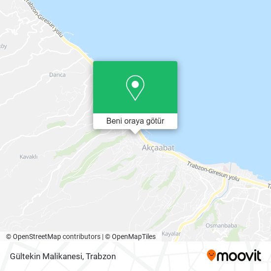 Gültekin Malikanesi harita