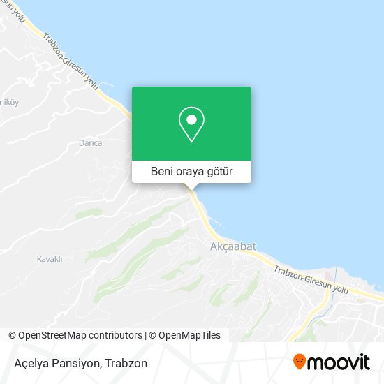 Açelya Pansiyon harita