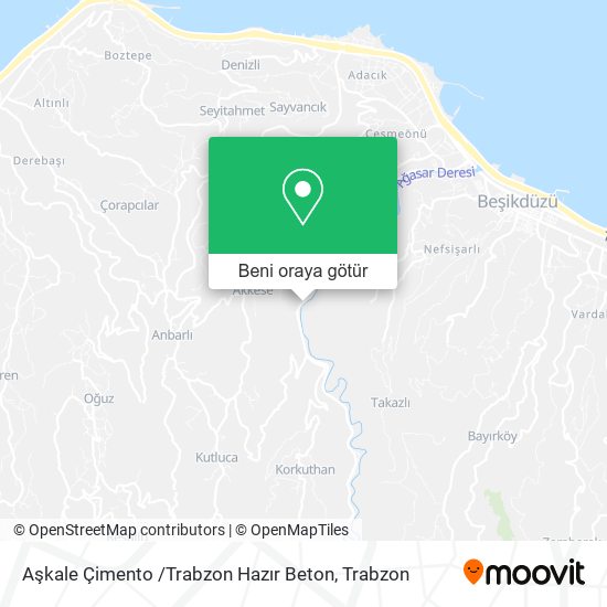 Aşkale Çimento /Trabzon Hazır Beton harita