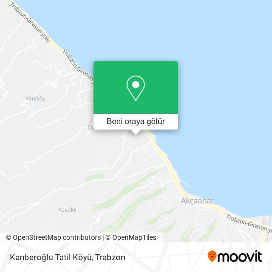Kanberoğlu Tatil Köyü harita
