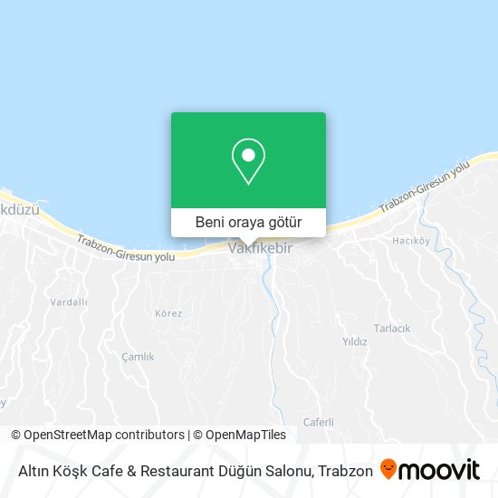 Altın Köşk Cafe & Restaurant Düğün Salonu harita