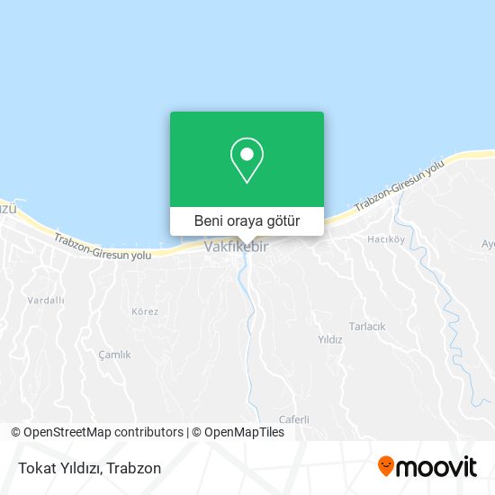 Tokat Yıldızı harita