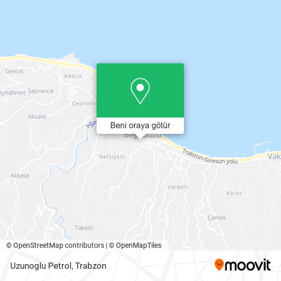 Uzunoglu Petrol harita