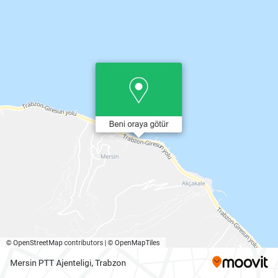 Mersin PTT Ajenteligi harita