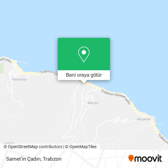 Samet'in Çadırı harita