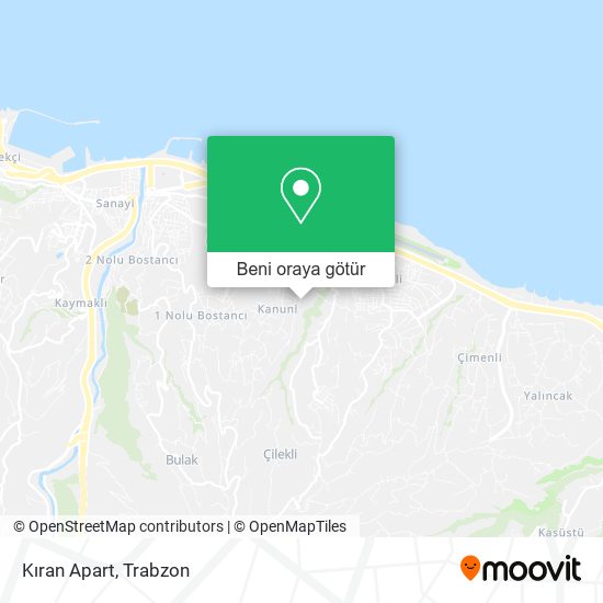 Kıran Apart harita