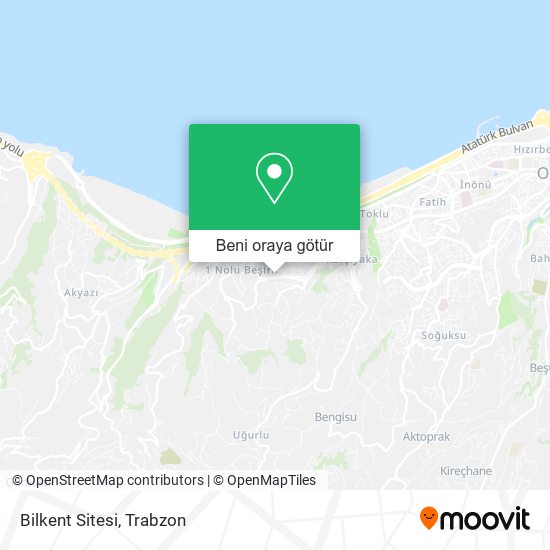 Bilkent Sitesi harita