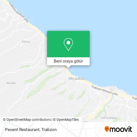 Pesent Restaurant harita