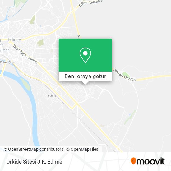 Orkide Sitesi J-K harita