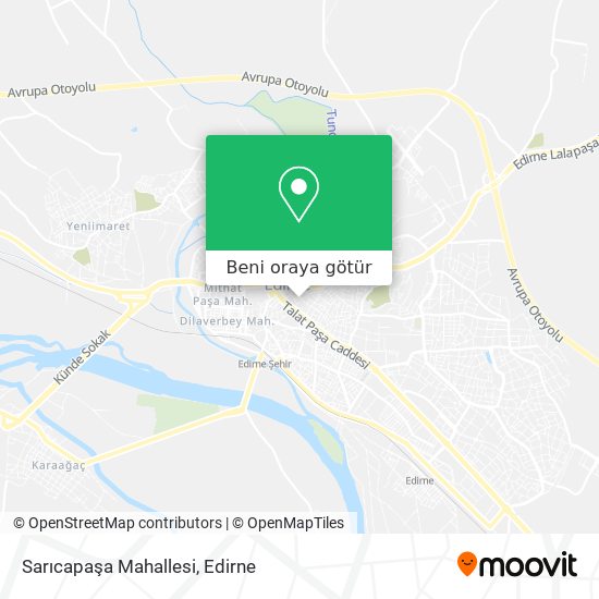 Sarıcapaşa Mahallesi harita