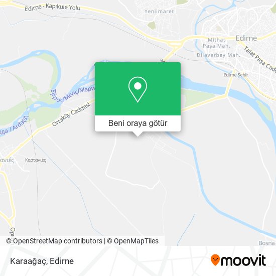 Karaağaç harita
