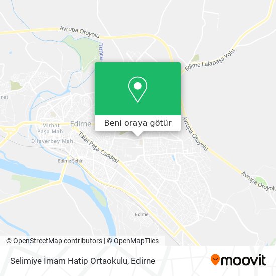 Selimiye İmam Hatip Ortaokulu harita